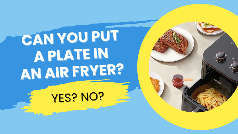 Can You Put a Plate in an Air Fryer