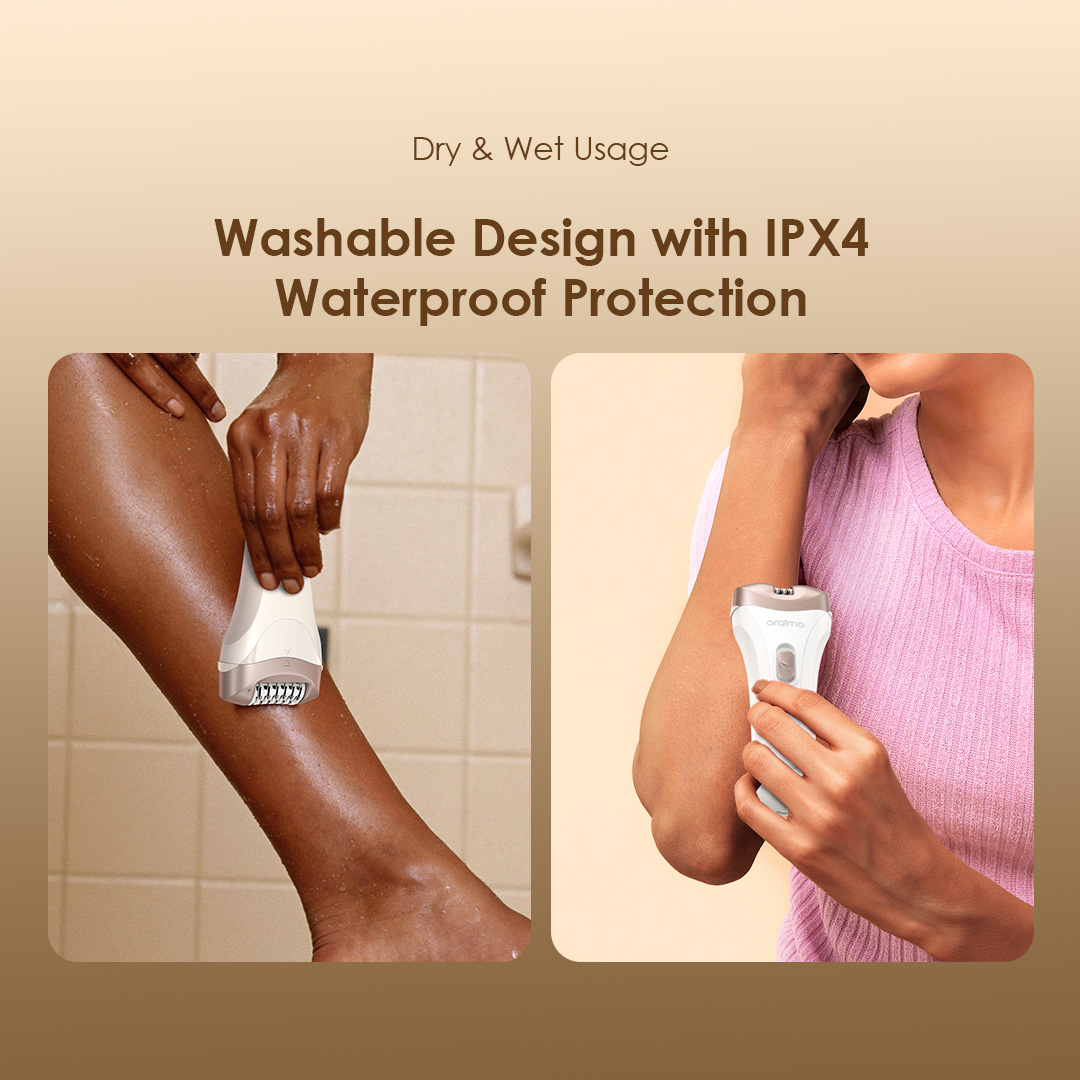 oraimo epilator silksmooth obe 210n dry and wet usage 5 oraimo epilator silksmooth obe 210n dry and wet usage 5