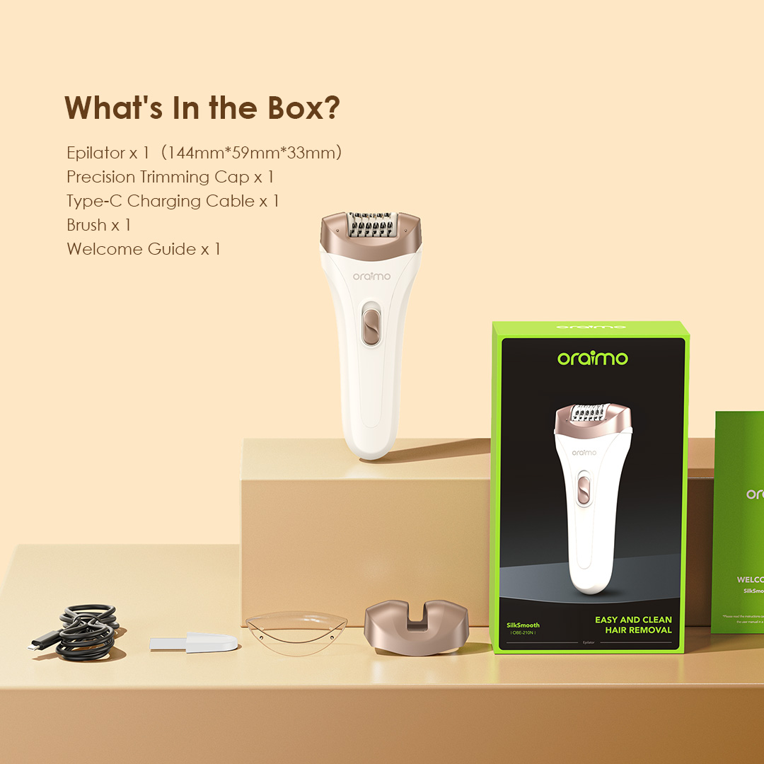 oraimo epilator silksmooth obe 210n in the box 7  oraimo epilator silksmooth obe 210n in the box 7