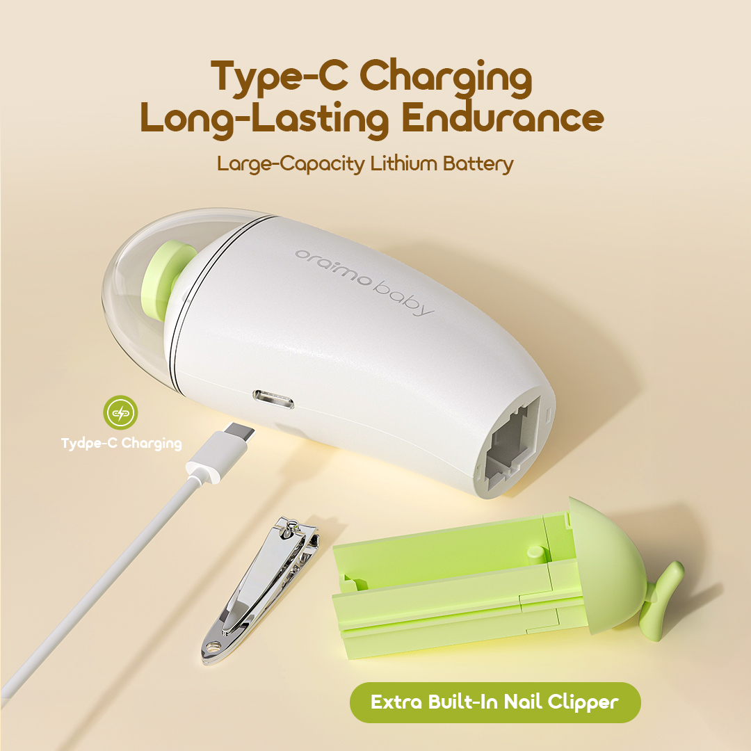 oraimo babytrim electric nail trimmer OBC-521A-4 long lasting endurance