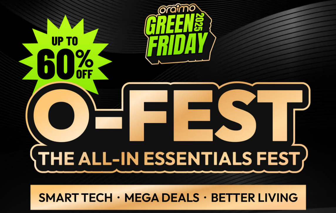 oraimo products on Black Friday