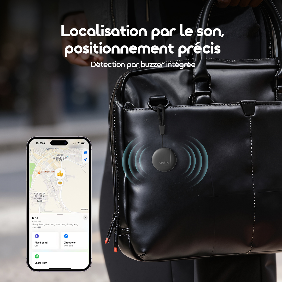 oraimo water proof item locator for apple otag osh-007a built in tracker 3