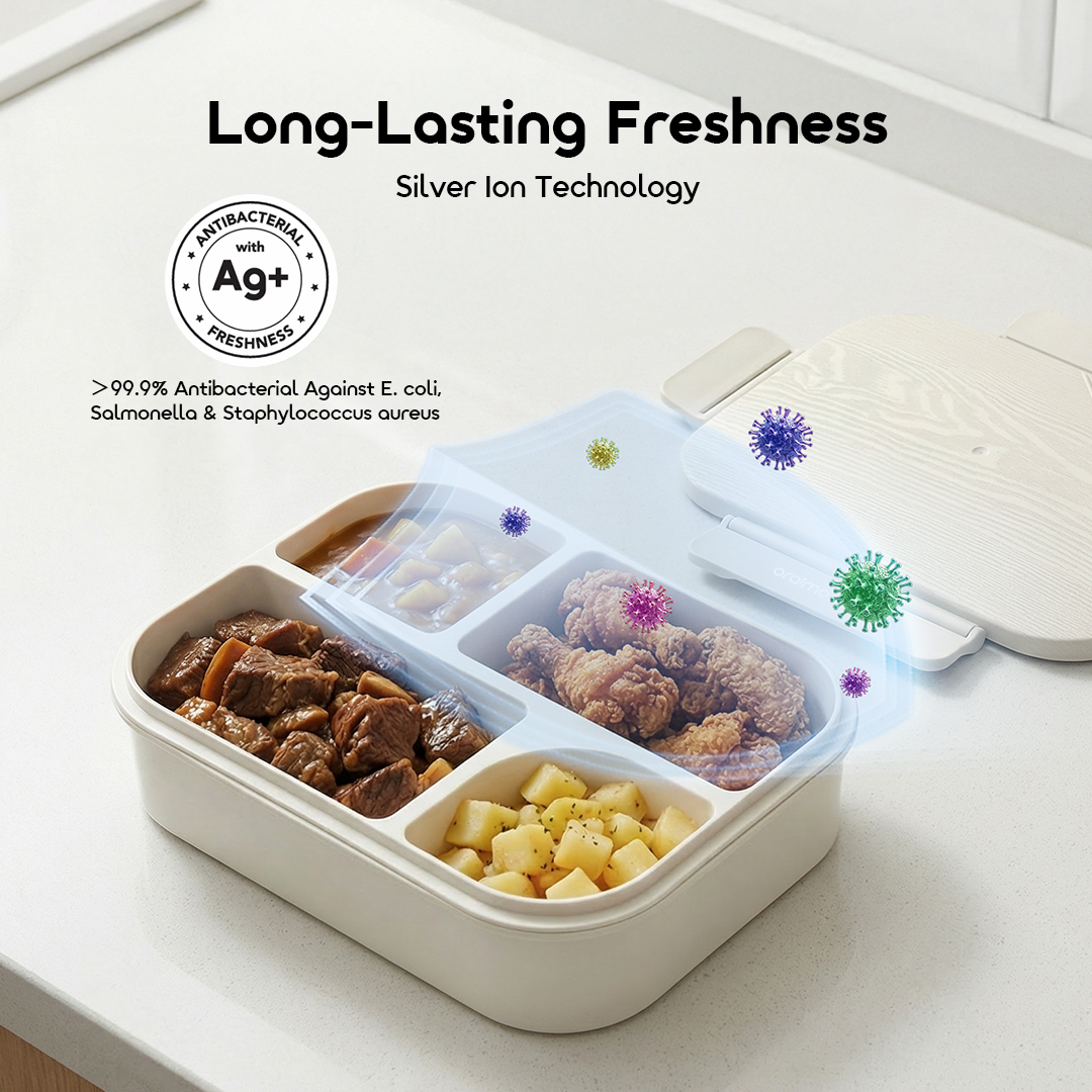 oraimo Bento Box FreshBento OHKB-003 2 Silver Ion Technology