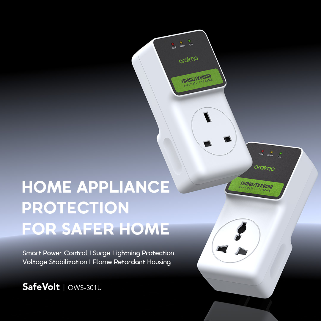 oraimo Extension SafeVolt OWS-301U 1 Home Appliance Protection