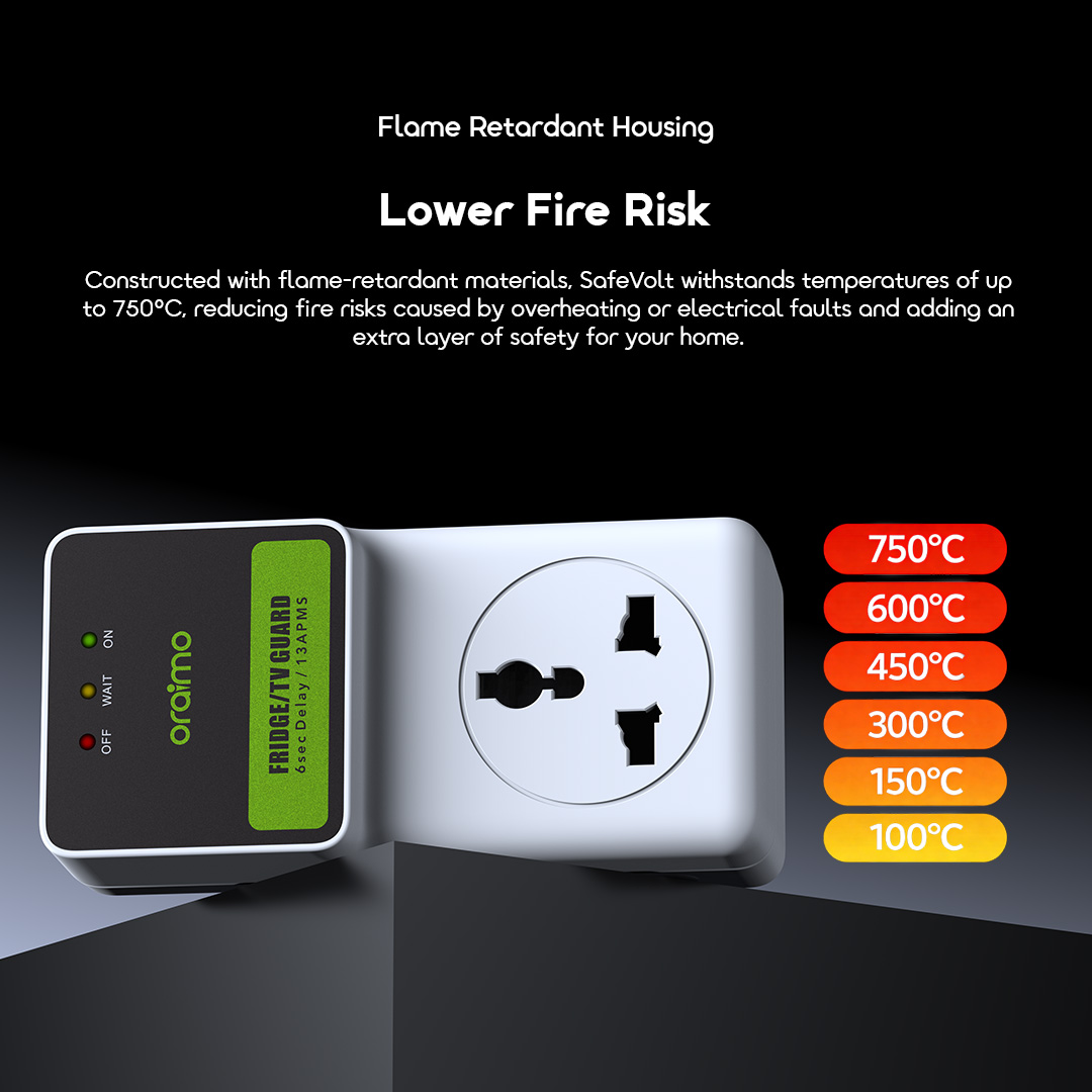 oraimo Extension SafeVolt OWS-301U 5 Flame Retardant Housing