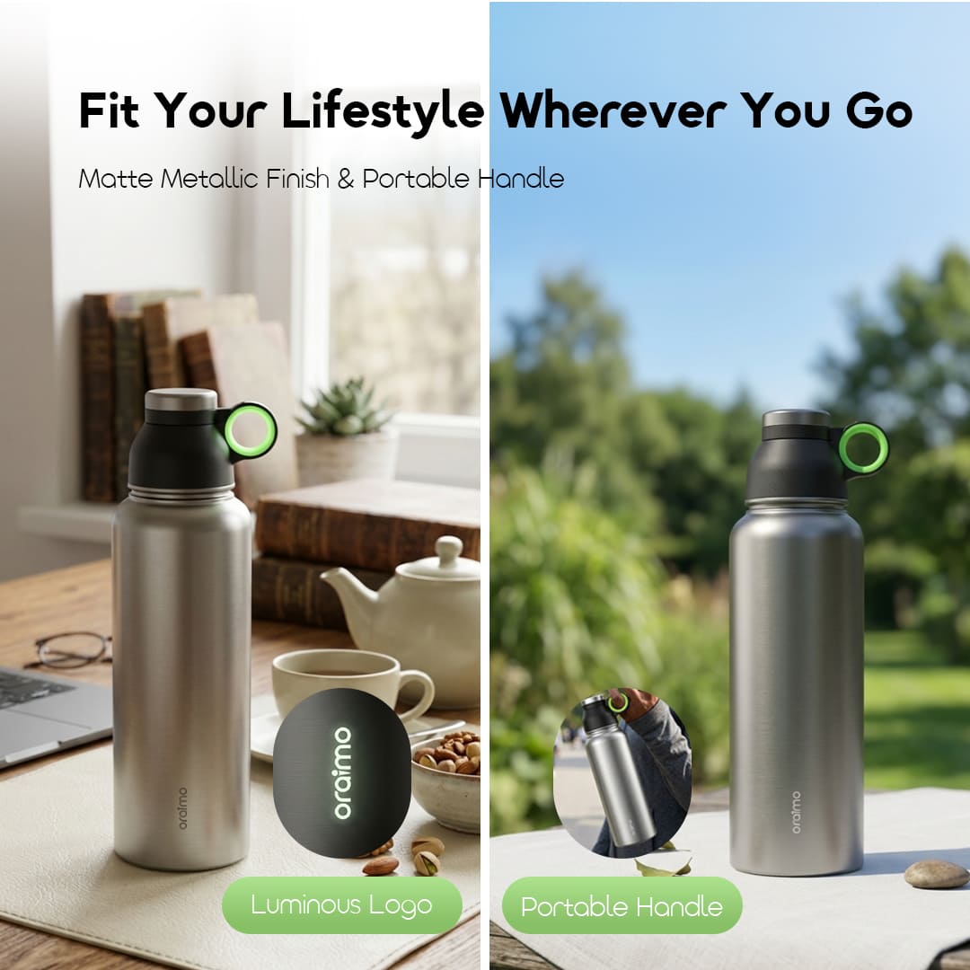 oraimo Insulated Water Bottle MegaDrink 1200 OHDW-003 06 Fit Your Lifestyle Wherever You Go