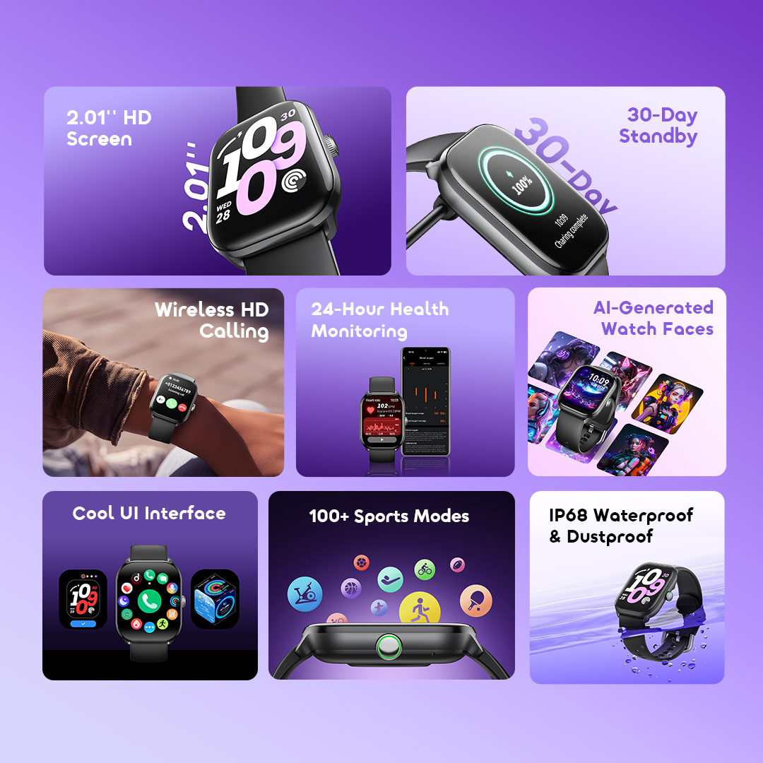 Features of oraimo OSW-809 smart watch