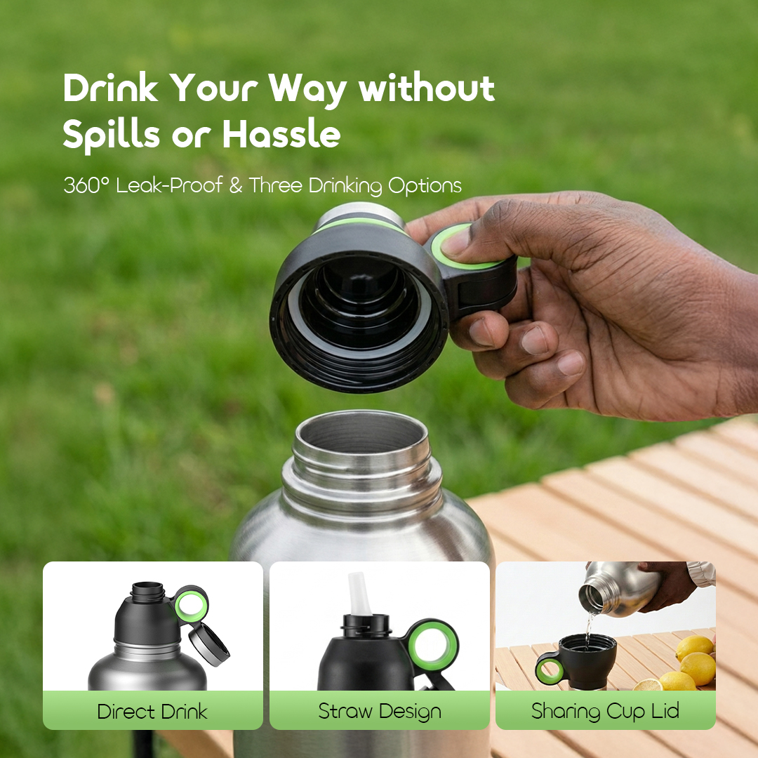 oraimo Insulated Water Bottle MegaDrink 1920 OHDW-004 04 Drink Your Way without Spills or Hassle