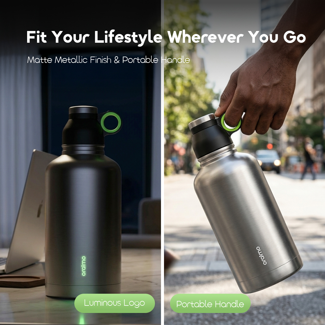 oraimo Insulated Water Bottle MegaDrink 1920 OHDW-004 06 Fit Your Lifestyle Wherever You Go