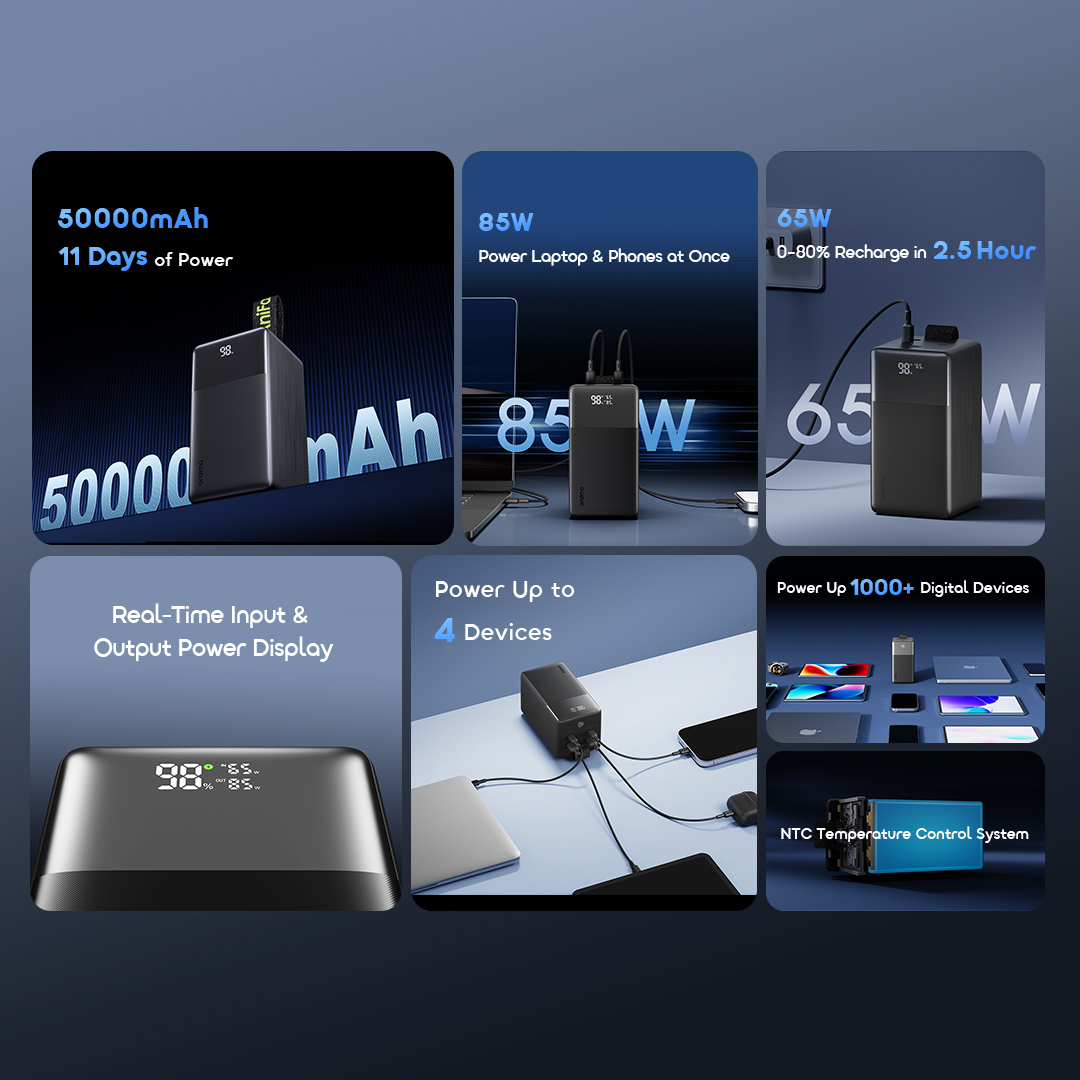 Features of oraimo OPB-750SQ power bank