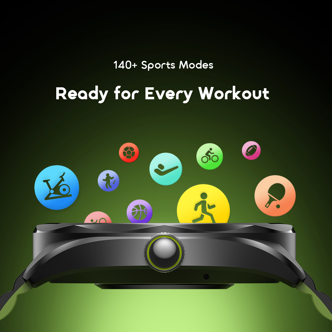 oraimo Smart Watch Watch Nova 2R OSW-834 07 140+ Sports Modes