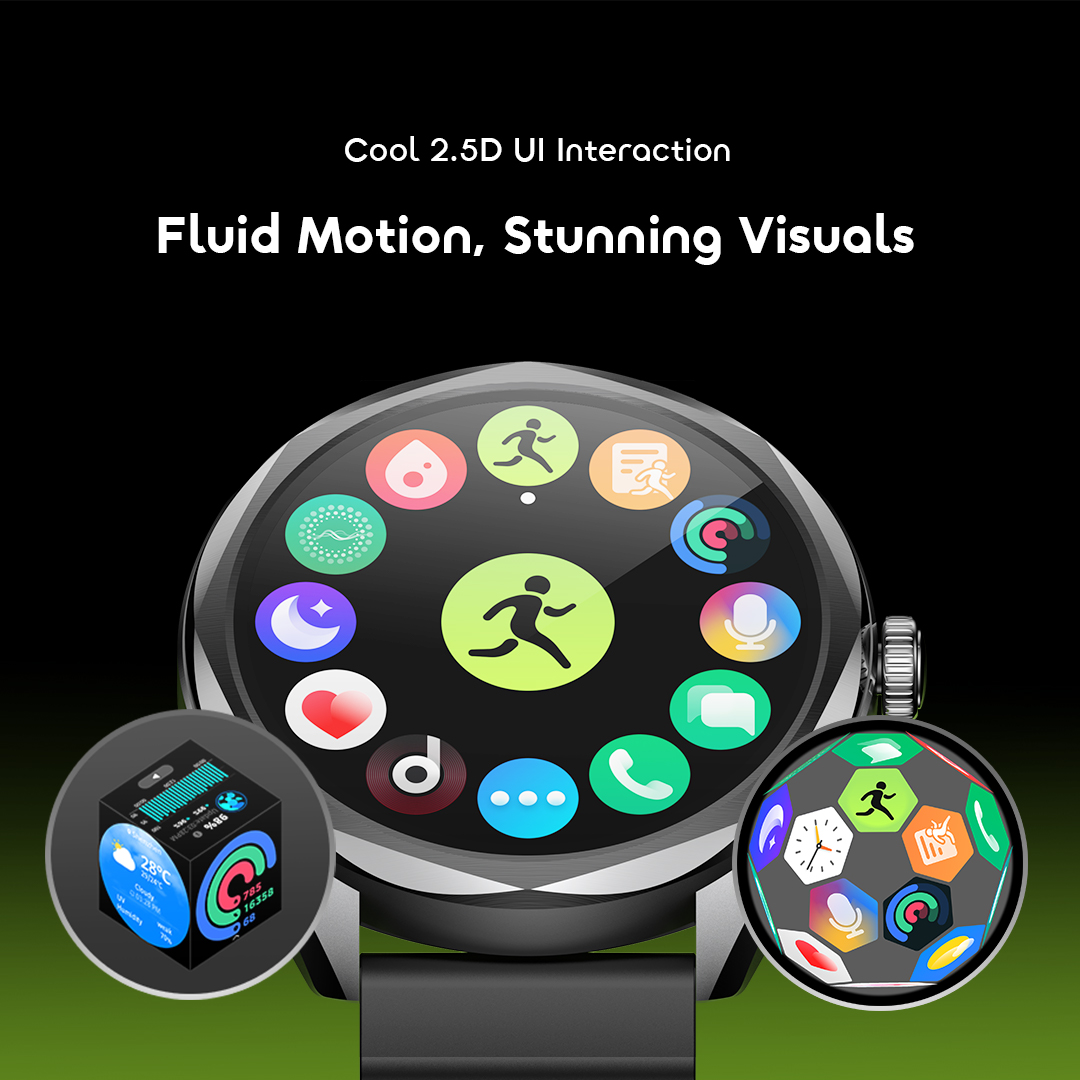oraimo Smart Watch Watch Nova 2R OSW-834 10 Cool 2.5D UI Interaction