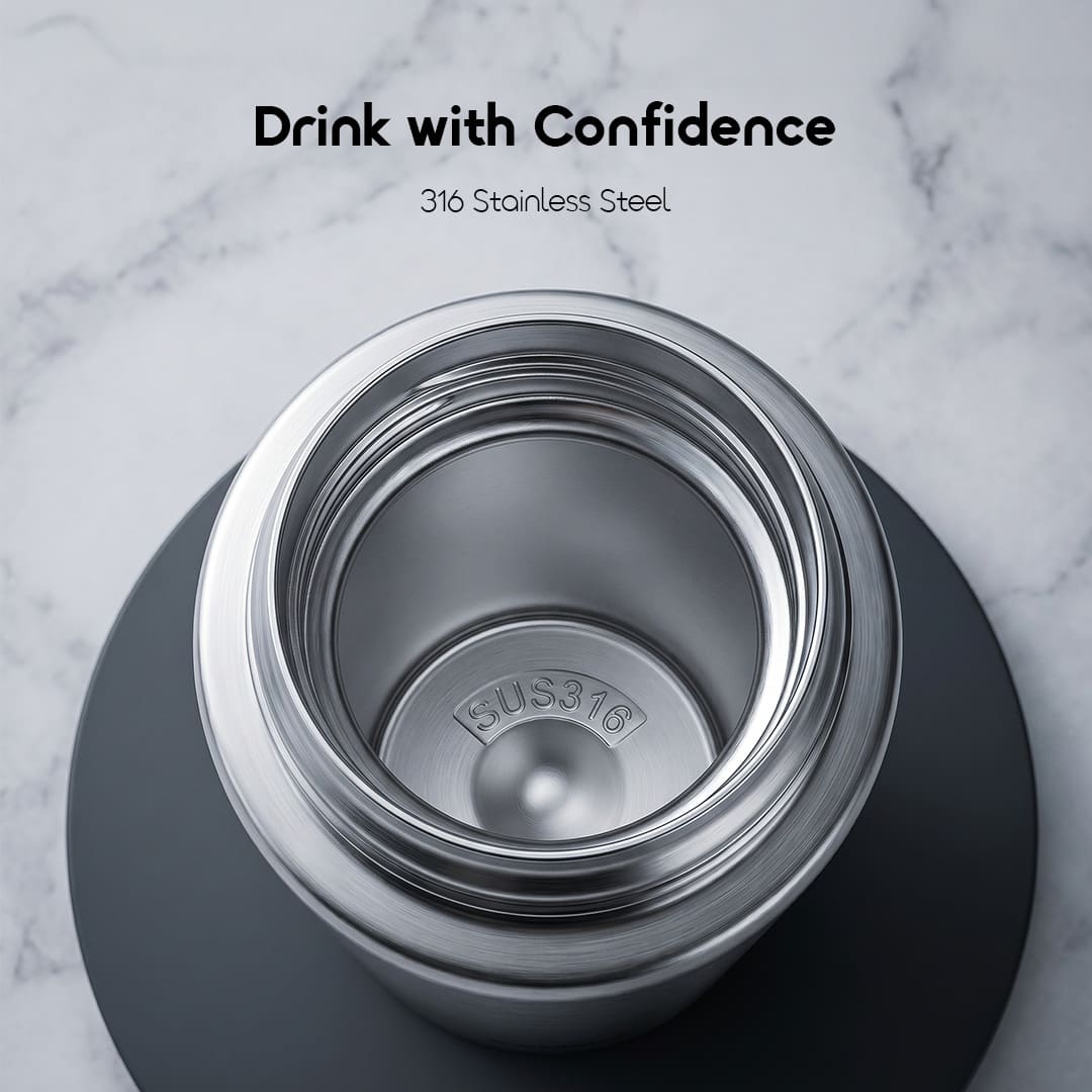 oraimo Insulated Water Bottle ThermoShare 500 OHDW-006 4 Drink with Confidence 316 Stainless Steel