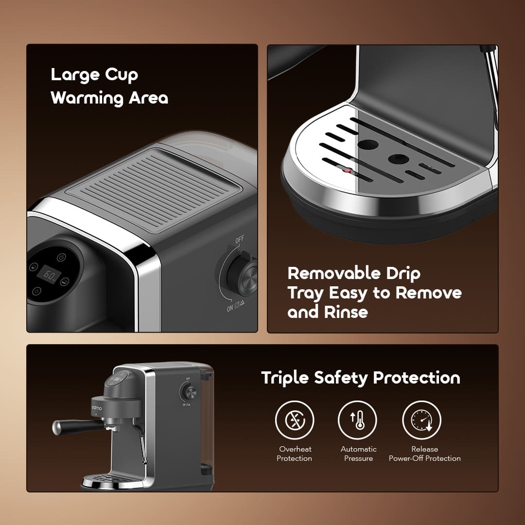 oraimo Espresso Coffee Maker BrewSemi OCE-32A 09 Design Details
