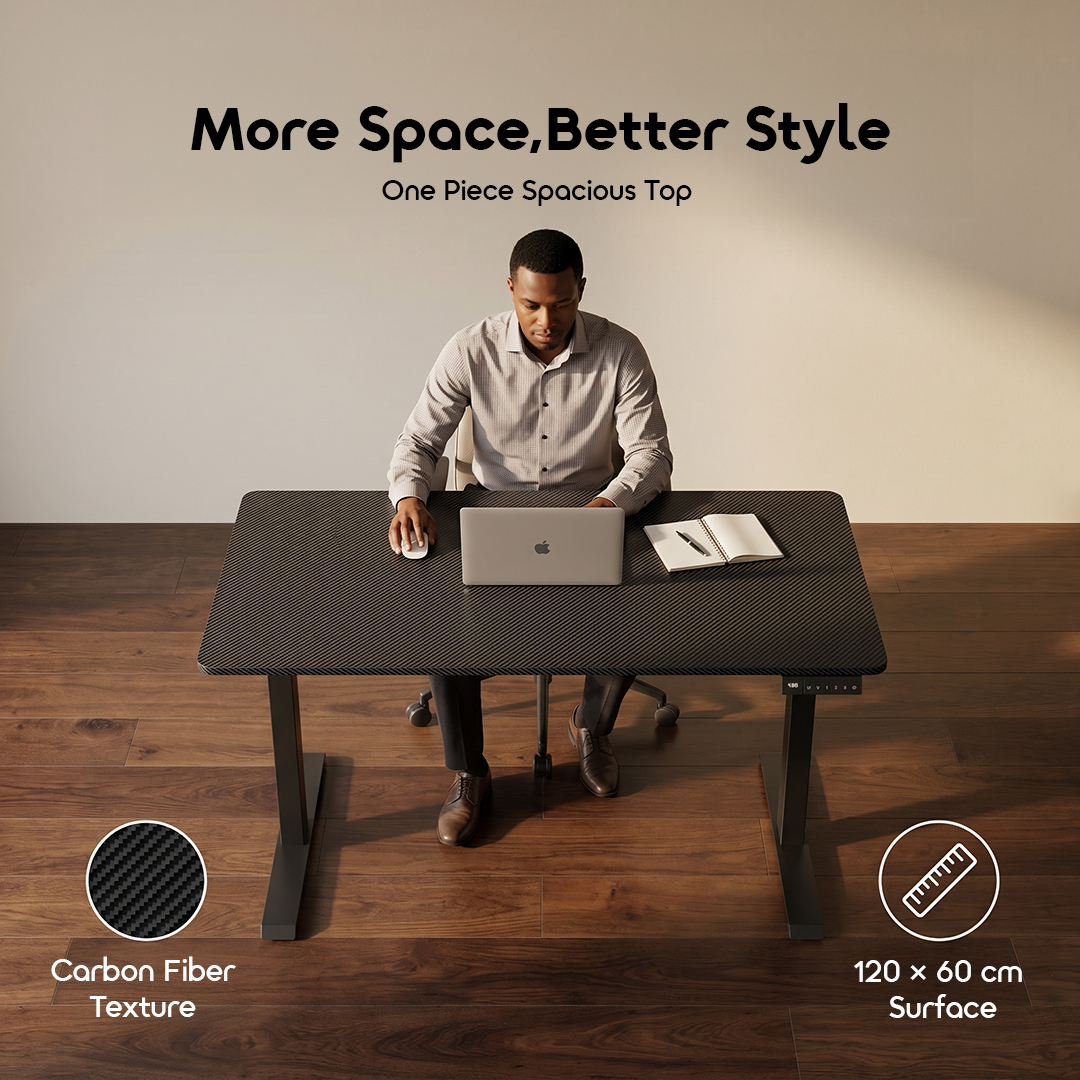 oraimo FlexiStation Electric Standing Desk OHFE-001 8 One Piece Spacious Top