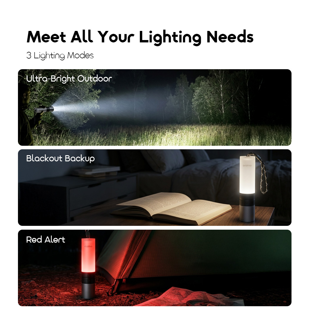 oraimo Flashlight TorchGo OLP-201A 03 Ultra Bright Outdoor Use oraimo Flashlight TorchGo OLP-201A 03 Ultra Bright Outdoor Use