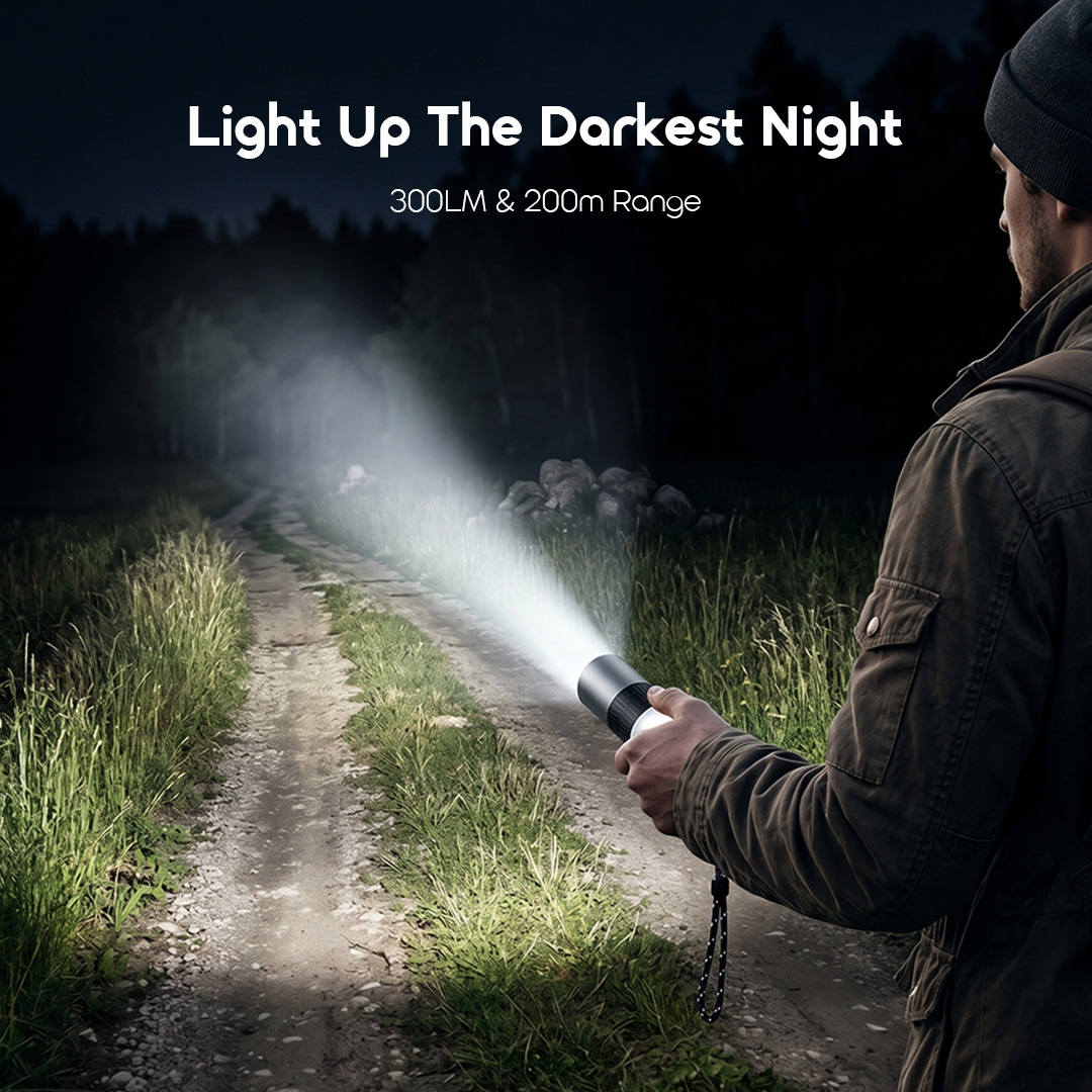 oraimo Flashlight TorchGo OLP-201A 05 300LM Long Range oraimo Flashlight TorchGo OLP-201A 05 300LM Long Range