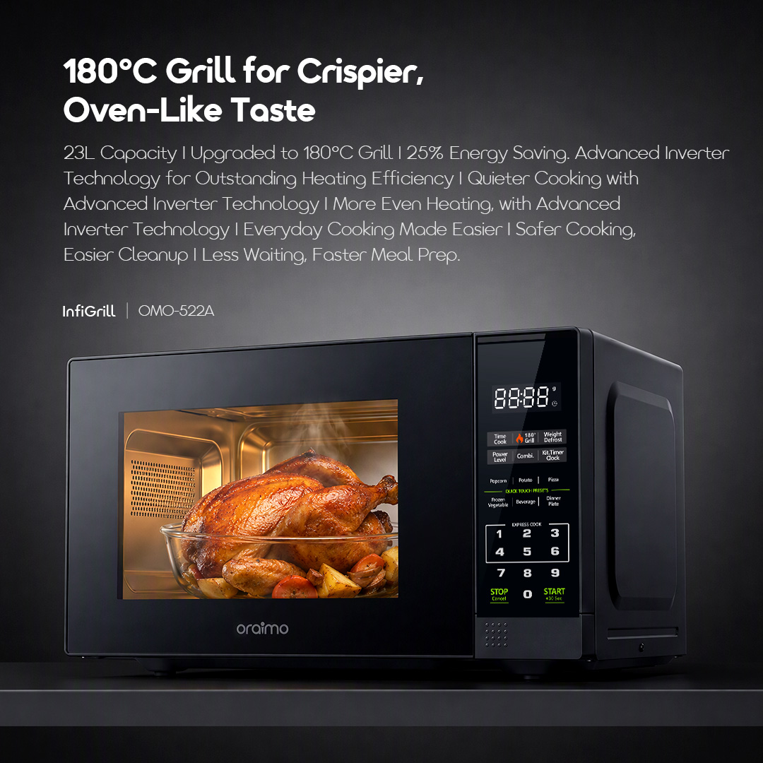 oraimo Microwave Oven InfiGrill OMO 522A 01 main