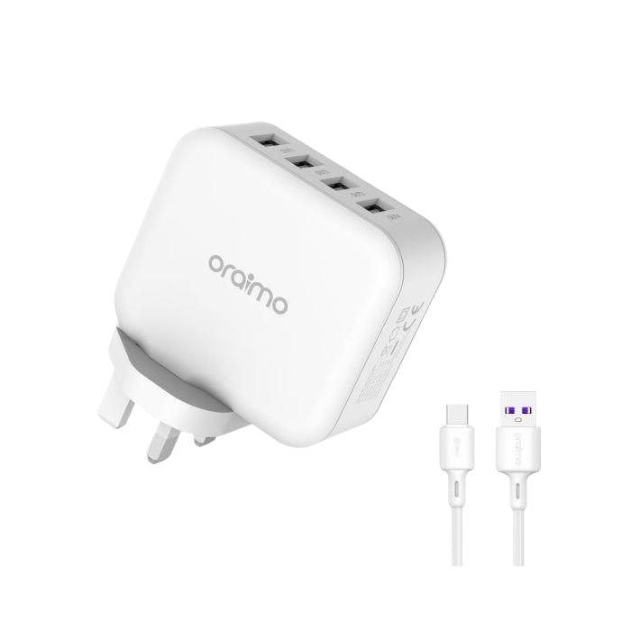 oraimo PowerCube 3 Pro 18W Fast Charging Charger Kit with