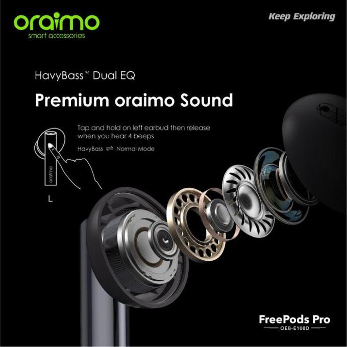 oraimo FreePods 3 comes with a first of its kind feature