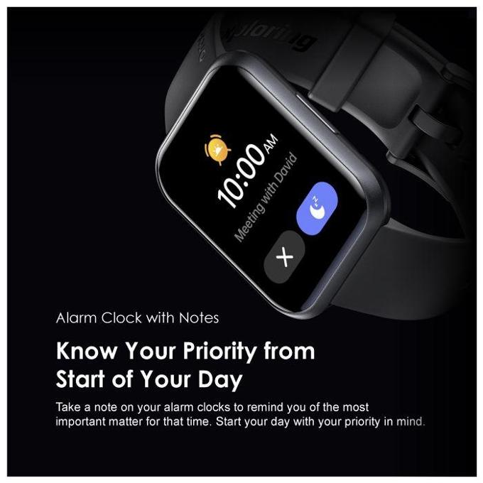 oraimo Watch 2 Pro Bluetooth Call Répondre rapidement Moniteur de santé  Smart Watch