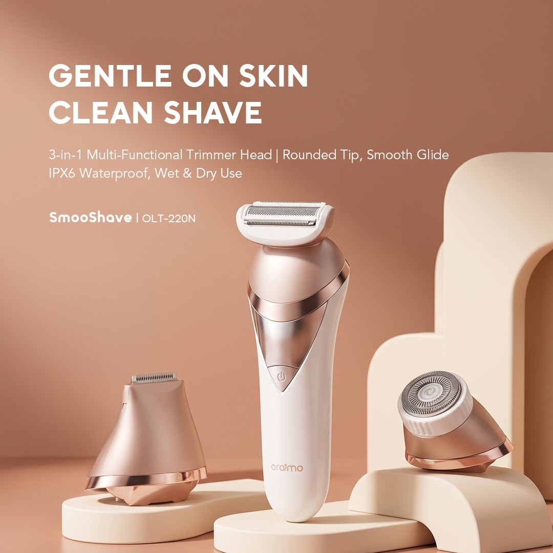 oraimo SmooShave 3-in-1 Lady Shaver