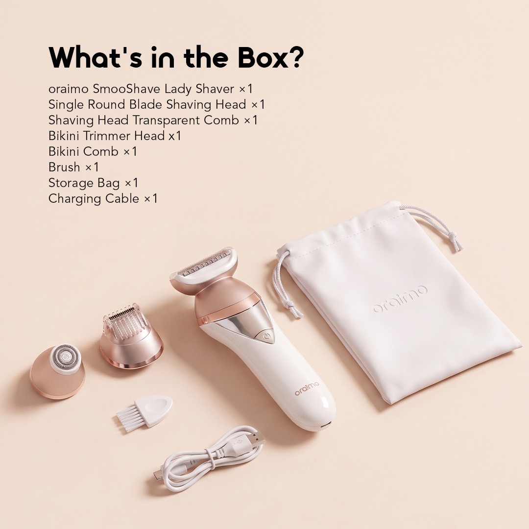 oraimo SmooShave 3-in-1 Lady Shaver