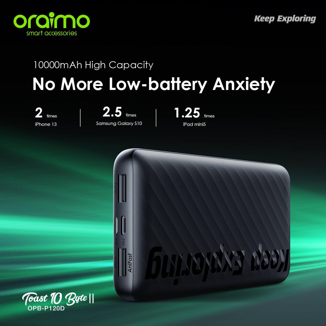 ORAIMO POWER BANK OPB-P112D (10000MAH) - Dreamworks Direct