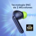 FreePods Lite ENC Fones de Ouvido True Wireless Auriculares
