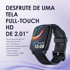 Watch 4 Plus 2.01″ HD IP68 Relógio Inteligente