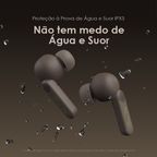 SpacePods ANC x Burna Boy Auriculares Fones de Ouvido verdadeiro sem fio