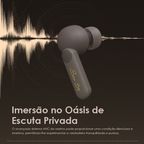 SpacePods ANC x Burna Boy Auriculares Fones de Ouvido verdadeiro sem fio