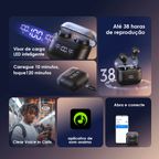 AirBuds 4 ENC Verdadeiros fones de Ouvido sem fio