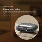 SmartSandwichMaker 750W Máquina de Sanduíches