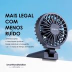 Smart Handheld fan Ventilador dobravel de láminas duplas