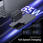 HyperGaN 65 65W Kit de carregador de parede