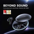 SpaceBuds Auriculares híbridos sem fios ANC True Wireless Prompt de voz personalizado
