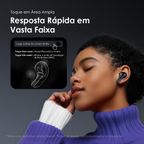 SpaceBuds Auriculares híbridos sem fios ANC True Wireless Prompt de voz personalizado