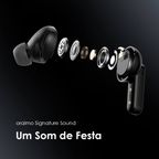 SpaceBuds Auriculares híbridos sem fios ANC True Wireless Prompt de voz personalizado