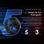 Watch Nova V 2,01”  vídeo HD Relógio inteligente com mostrador