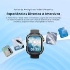 Watch Nova V 2,01”  vídeo HD Relógio inteligente com mostrador