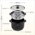 SmartCooker 1000W 3L Fogão Elétrico