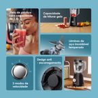 SmartBlender Sleek 1.5L 2 Liquidificador de velocidade