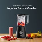 SmartBlender Sleek 1.5L 2 Liquidificador de velocidade