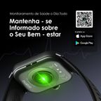 Watch 5 2.01" HD Panda Glass 1ATM Relógio Inteligente