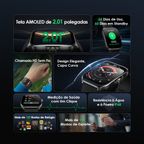Watch Nova AM AMOLED Screen Curved Cover Relógio Inteligente