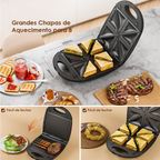 SmartSandwichMaker 2 1200 W com Placas de Cozedura Amovíveis