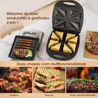 SmartSandwichMaker 2 1200 W com Placas de Cozedura Amovíveis
