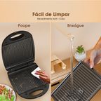 SmartSandwichMaker 2 1200 W com Placas de Cozedura Amovíveis