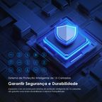 MagPower 15 Power Bank de 10000mAh com Carregamento Sem Fio e com Fio